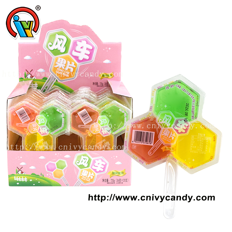 Windmill fruit jelly candy cup