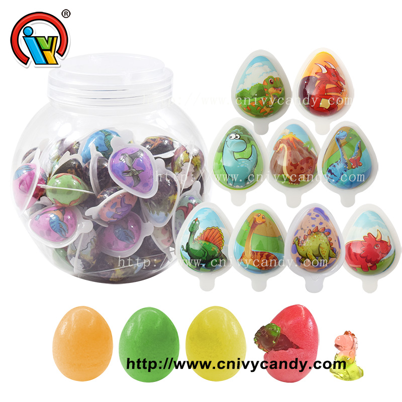 Udklækkende Dinosaur Egg Gummy Candy producent