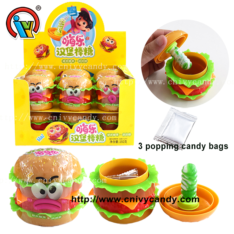 Gamburger niple Lollipop Candy TOI fabrikasi