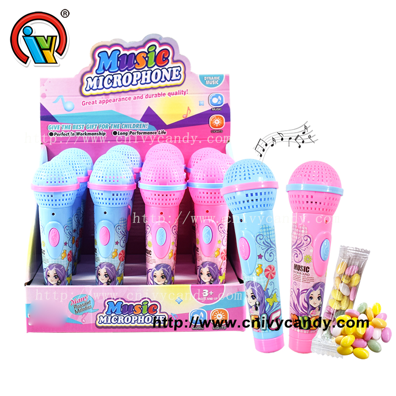 Microphone musical kids toy na kendi