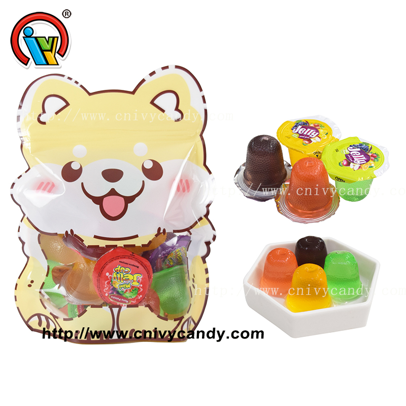 Animal puppy bag fruit jelly cup candy factory